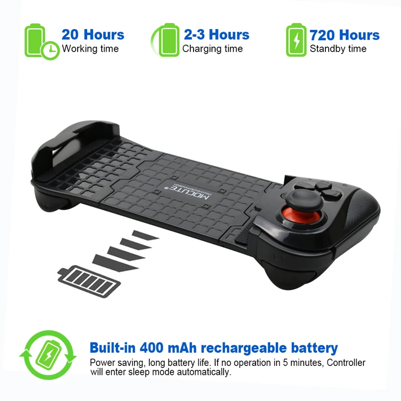  MOCUTE 058 Bluetooth Wireless Controller Remote Control For iPhone PUBG Joypad Smartphone Gamepad A