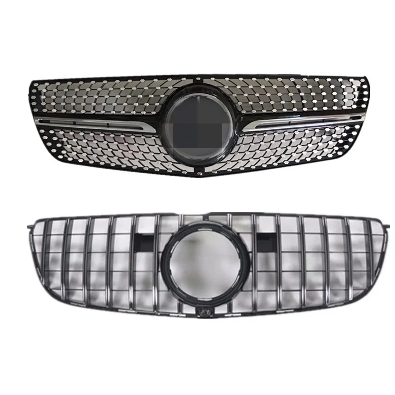 

DESPOIL Diamond Black Silver Chrome Front grille for Mercedes Vito W447 Front grille