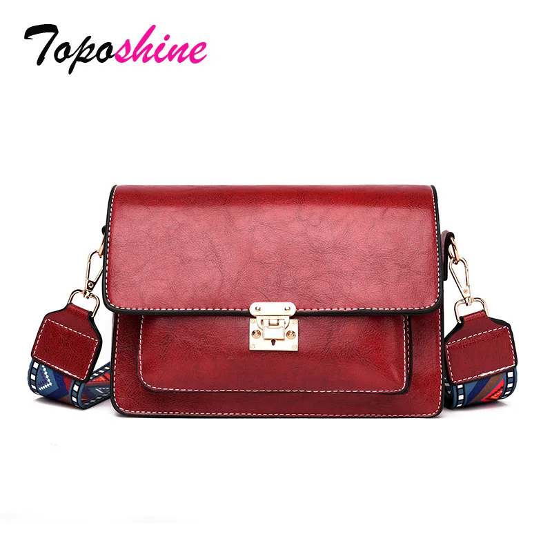 Piazza Del Femminile wine Blocco Personalità Cinghia Black Borsa Toposhine Di Alta Qualità brown Larga Red Sacchetto Piccola Spalla Messaggero Nuovo Della Casual Modo w1qwWFOzPx