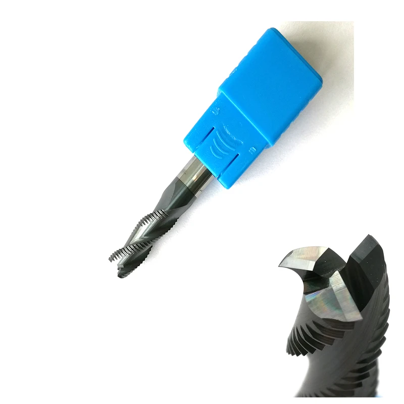 

D4mmx11mm HRC55 Roughing End Mills 3 flutes Milling cutters CNC rough EndMill Tools Carbide router bits milling bits
