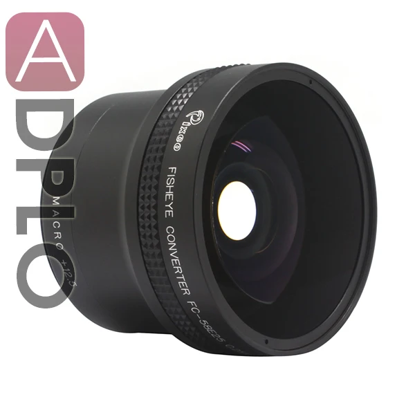 Pixco 58mm 0.25X Super Fisheye Wide Angle Lens Suit For Canon Nikon Sony Pentax Camera Lens