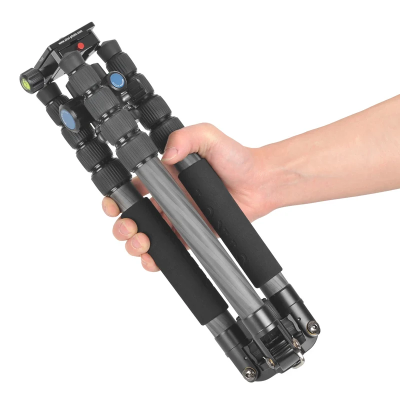 

T-1205X+G10KX Sirui DHL Camera Tripod+Ball Head Kit 2in1 Carbon Tripod For SLR Cameras Light Weight 2.1 KG Travel Bag Handheld