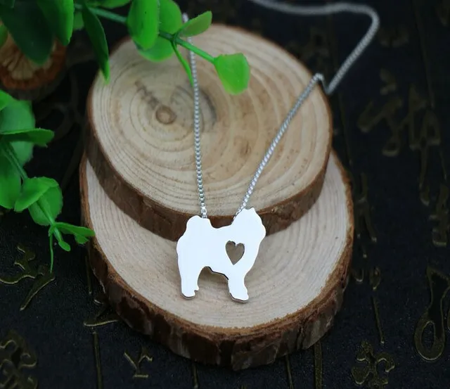Прямая поставка 1 шт летняя мода cutechow chow ожерелье с собакой Прямая поставка 1 шт летняя мода cutechow chow ожерелье с собакой