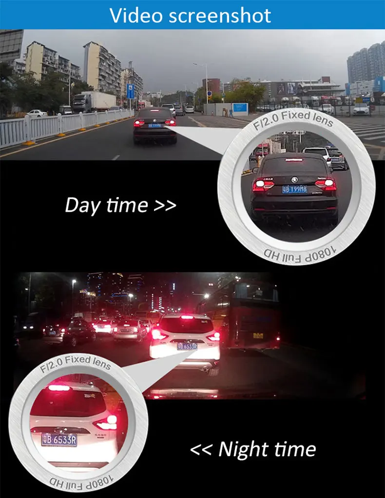 4 дюйма HD 1080P 3 Лен Автомобильный видеорегистратор камера новая для транспорта, с двумя объективами видеокамера Dash Cam g-сенсор видео рекордер dvr зеркало заднего вида камера