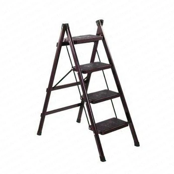 

N3Folding Step Ladder Stool Three-step Thickened Iron Pipe Indoor Ladder Three-step Ladder Kitchen Ladder
