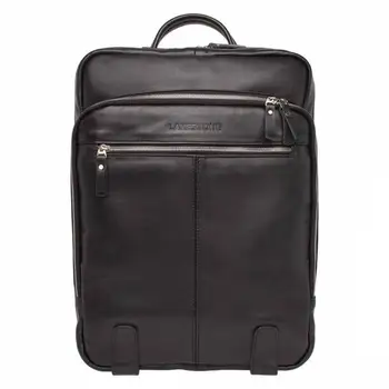 

LAKESTONE men's leather backpack SALMONS BLACK for male