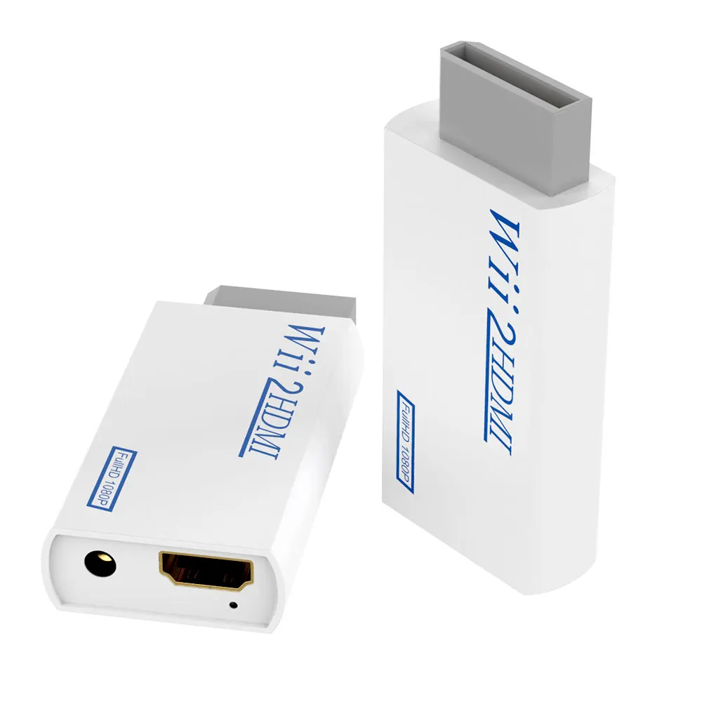 Wii 2HDMI адаптер для HDTV монитора 3,5 мм аудио wii в HDMI адаптер конвертер Поддержка Full HD 720P 1080P