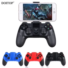DOITOP Wireless Controller Bluetooth Handle Joystick Gaming Gamepad with Stretch Bracket for IOS Android Phone Smart TV TV Box