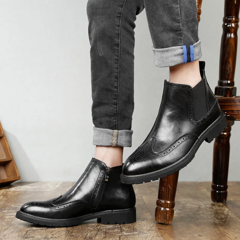 

In the winter of 2017 new Chelsea men's boots boots retro trend