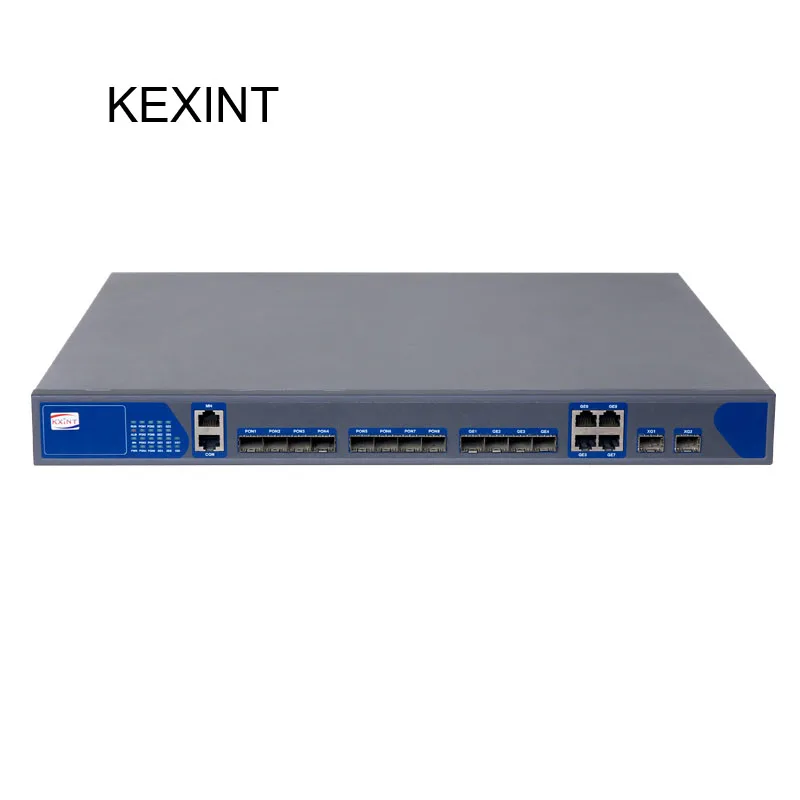 

1U 8 Port GPON OLT with Modules and Management 8 port Work FTTH OLT