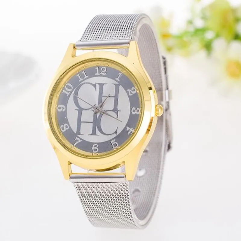 Relogio Feminino новые роскошные женские часы со стальным сетчатым ремешком