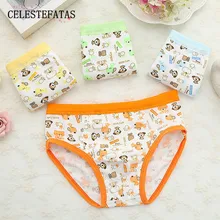Трусики для девочек детское нижнее белье, нижнее белье для девочек, детские трусы, нижнее белье для девочек, 4 шт./партия, C3081-4P