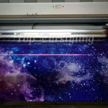 

2017 Galaxy Vinyl Printed Car Wrap Styling Graphic foil STICKER BOMB CAR DECALS WITH Air bubble Free size 1.52x10 / 20 /30m