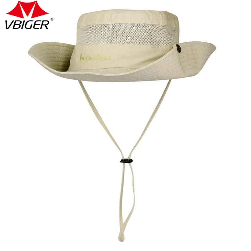 

Vbiger Adjustable Hiking Cap Large Wide Brim Sunproof Sun Hat Fishing Cap Unisex Outdoor Sports Cyling Hat