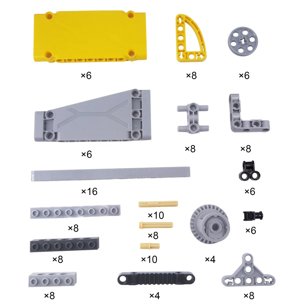 

MOC 138pcs new building blocks technic parts pieces diy kit toy bricks educational toys child designer for children boy creator