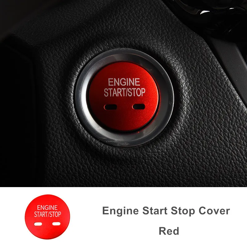 

Car Engine Start Stop Ring Keyless Start System Button Decoration Covers Car styling For Cadillac XT5 CT6 SRX CTS XTS