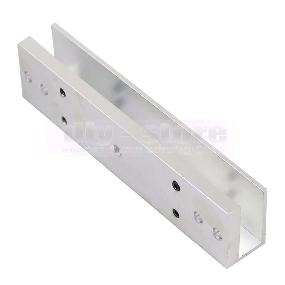 DIYKIT 280KG Lock U Shape Bracket for Frameless Glass Door