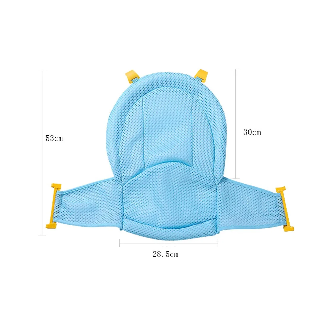 Детская ванночка с сеткой, поддержка безопасности, детский душ, уход за новорожденным, регулируемая защитная сетка, колыбель, слинг, сетка для купания младенцев