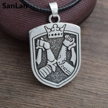 

10pcs fighting clans pendant viking medieval shield closeout viking jewelry SanLan