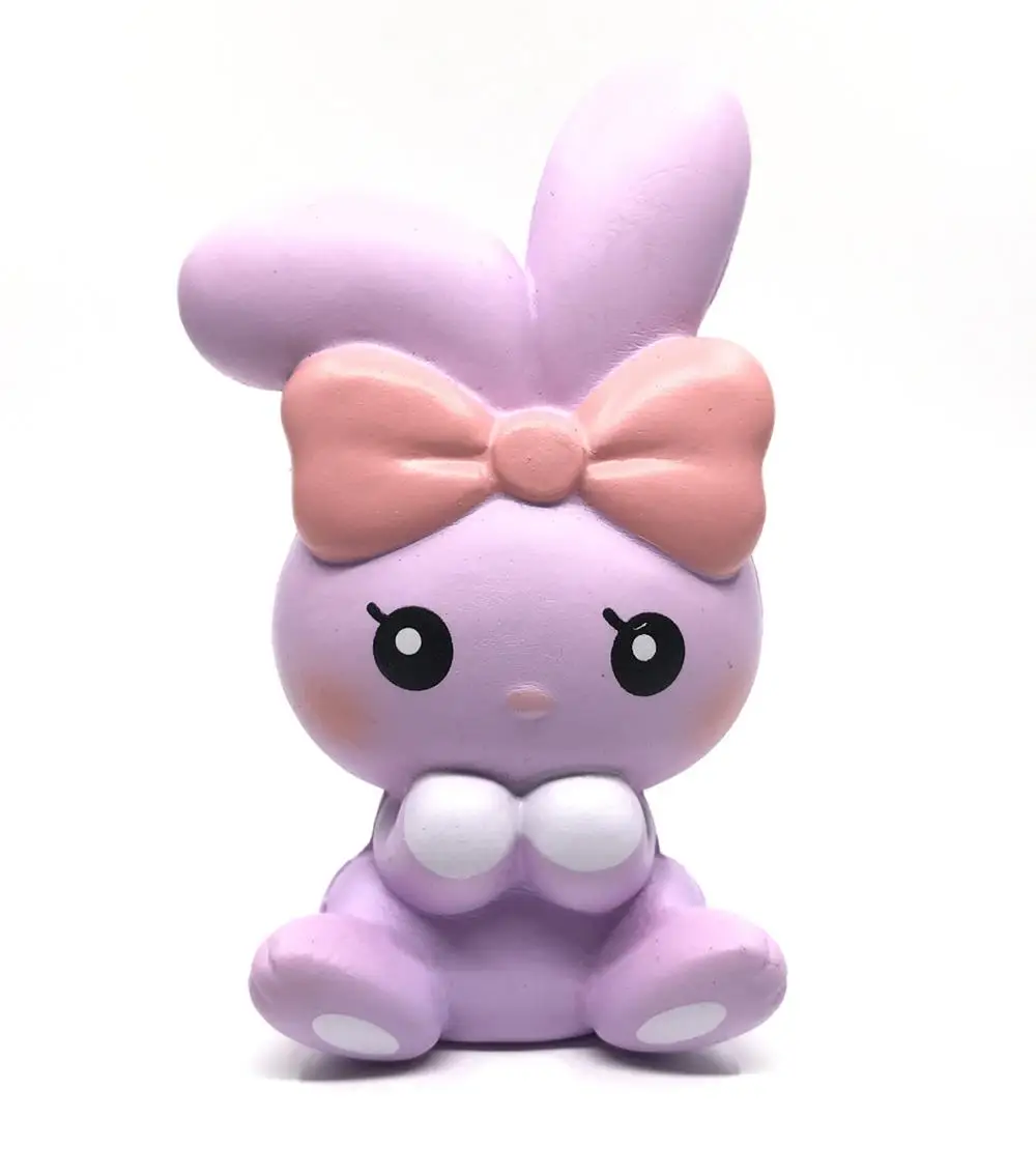 Ibloom angel bunny мягкая оригинальная посылка Kawaii Squishies игрушки ароматизированные мягкие медленно поднимающиеся - Цвет: pruple