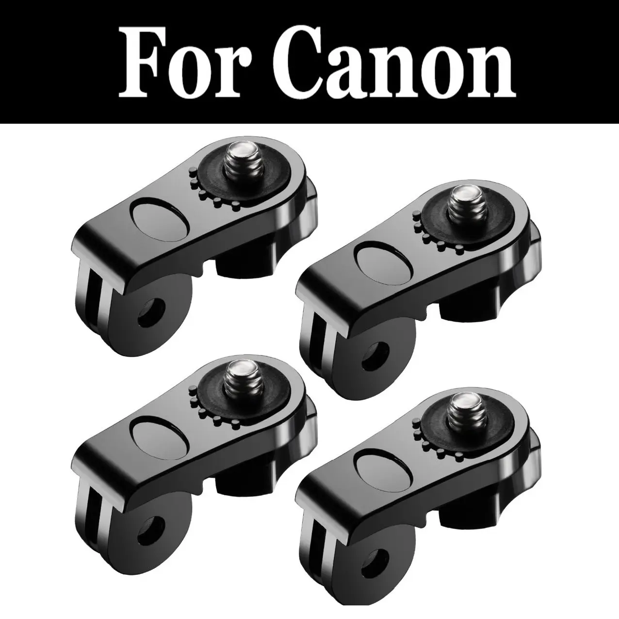 

4X Universal Conversion Adapter Mini Tripod Screw Mount Fixing For canon PowerShot G5 G3 G9 G7 G1 II X Mark III G12 G15 G16