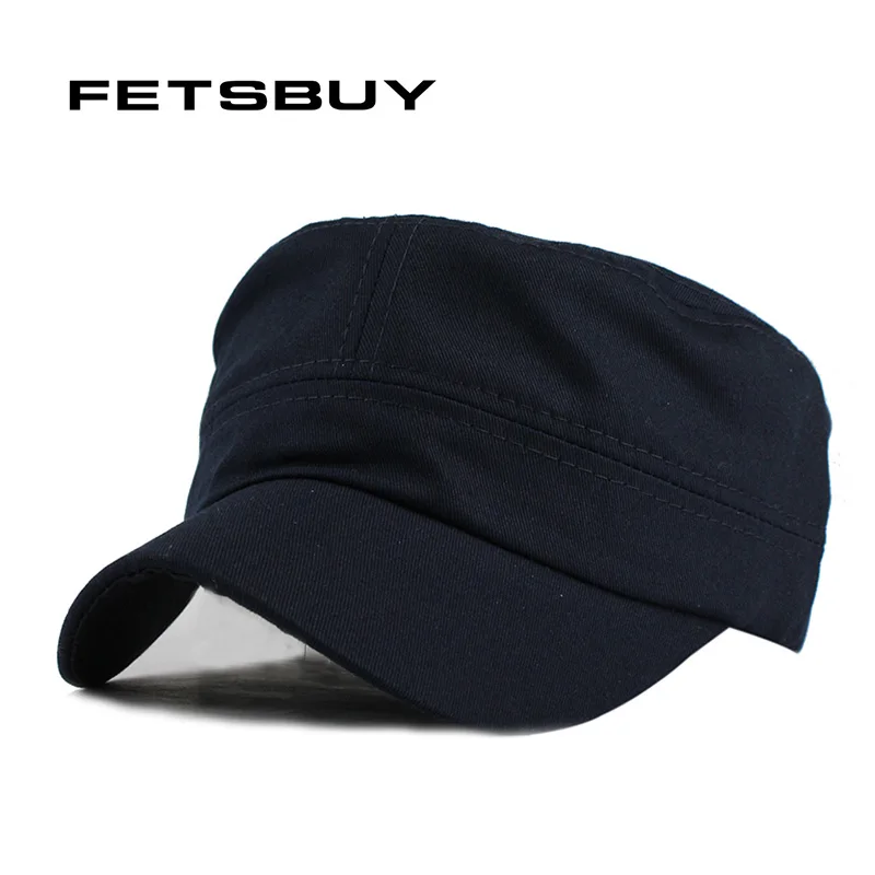 FETSBUY для взрослых Gorras высокое качество промытый хлопок Регулируемый сплошной цвет военная шляпа унисекс немецкая армия бейсболки шляпы