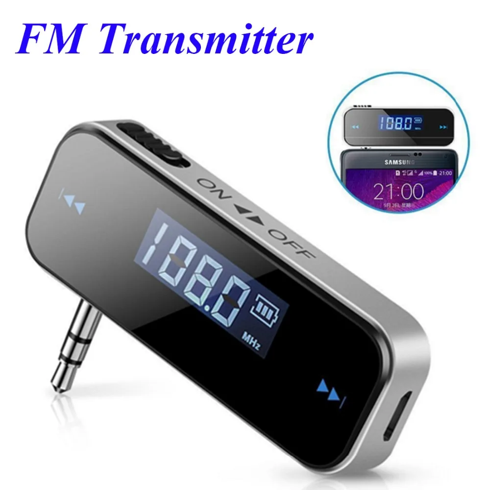 Buy Mini Wireless 3.5mm In car Music Audio FM
