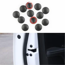 12Pc Car Door Lock Screw Protector Cover Auto Accessories For Alfa Romeo 147 156 159 Alfetta Berlina Brera Mito Giulia Milano
