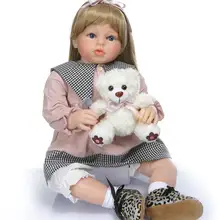 80 см силиконовая кукла-реборн для девочек, игрушки, реалистичный большой размер, для новорожденных, принцесса, для малышей, кукла, подарок и комплект детской одежды