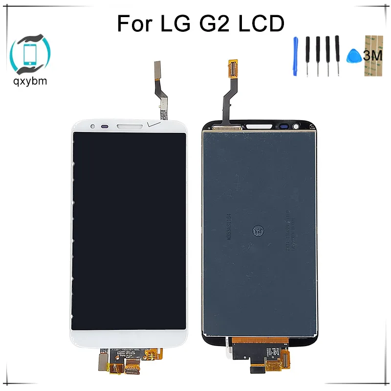 Черный белый 5 2 &quotдля LG G2 D800 D801 D802 D805 D803 VS980 F320 LS980 ЖК дисплей с кодирующий