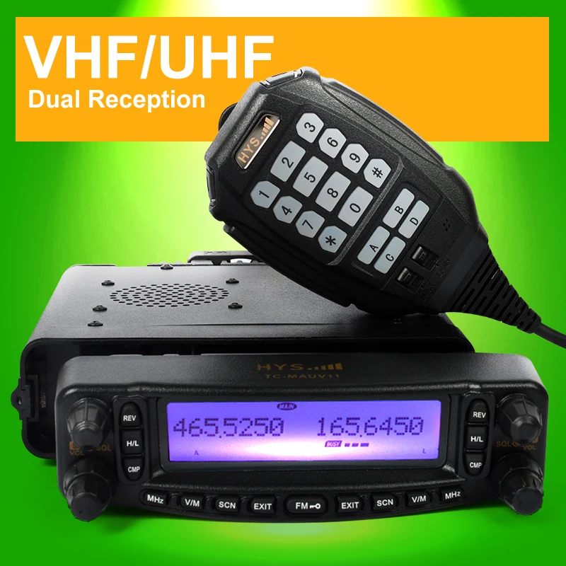 Dual band Vehicle Radio Ham Taxi Truck Car CB Mobile Radio Transceiver