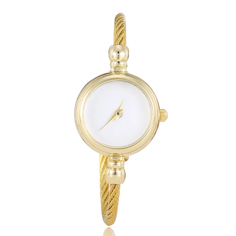 Женские часы gif элегантные маленькие серебристые с римским циферблатом