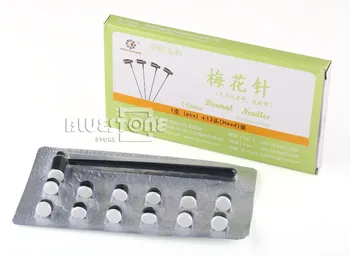 

Dermal Needles with 12 Replacement Head Acupuncture Cupping Glass