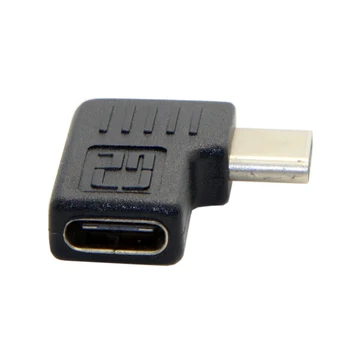 

10pcs/lot 90 Degree Right & Left Angled USB 3.1 Type-C Male to Female Extension Adapter for Laptop & Tablet & Mobile Phone