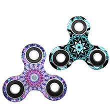 Ainbow латунный Спиннер для пальцев ABS EDC ручной Спиннер Tri для детей аутизм СДВГ тревога снятие стресса фокус ручной Спиннер игрушки