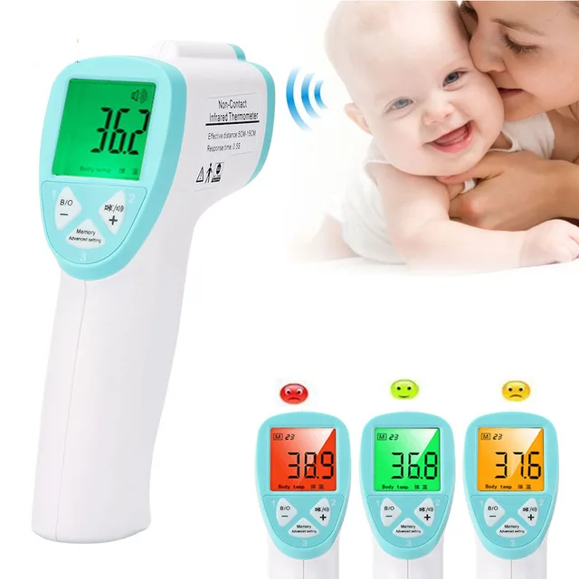 3 Color Backlight Medical Standard Adult/Baby Thermometer Infrared Accurate Infant Termometro