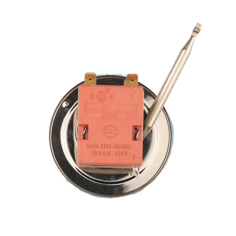 AC 250V 16A 2 Pin капиллярные термостатом 30-110 градусов по Цельсию Контроль температуры переключатель Термальность протектор нормально закрытый