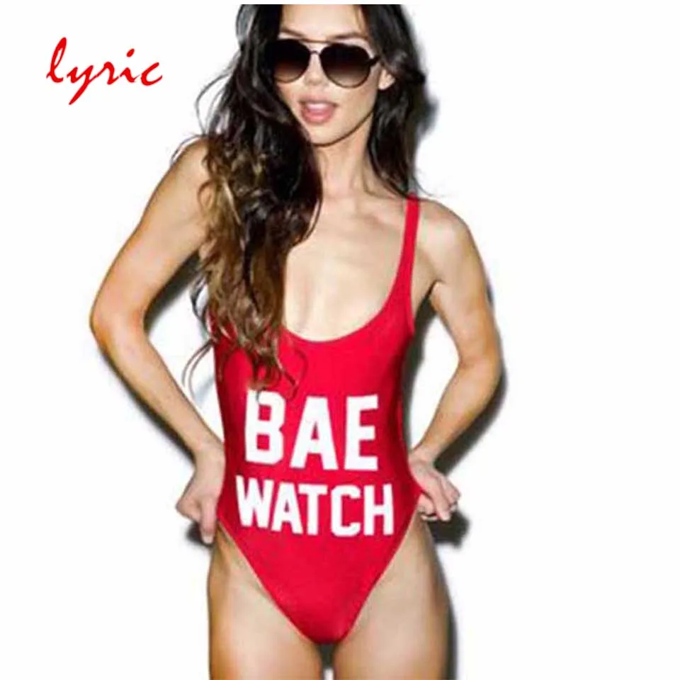Lyric 2019 новые часы BAE купальный костюм Цельный купальник женские красные Монокини