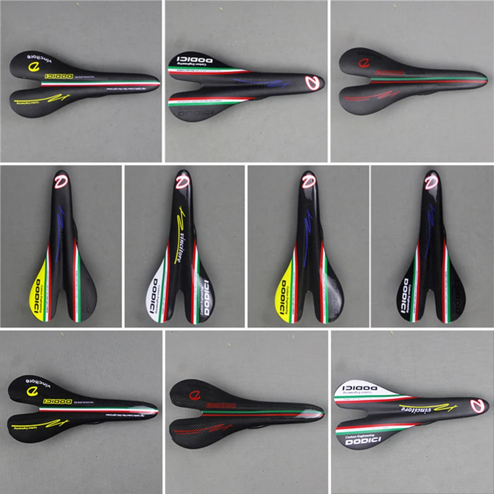 

Newest In Mountain bike 3K carbon fiber full carbon saddle Road bicycle saddle front seat cushion matte mtb 5 colors