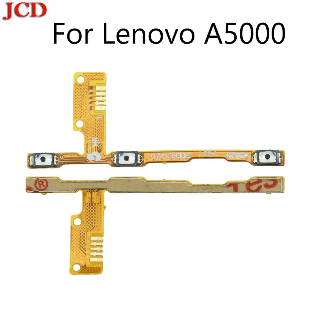 JCD For lenovo A2010 A2020 A536 A5000 A6000 K900 K3 K4 Note K5 X2 C2 S1 Power On Off Volume Up Down Button Key Switch Flex Cable - Цвет: No4 For Lenovo A5000