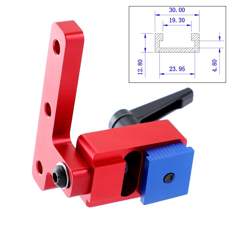 Торцовочная дорожка стоп для Т-образных дорожек алюминиевый сплав мульти DIY Ручная Деревообработка инструменты