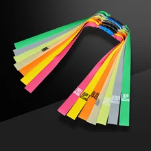 Slingshot hunting outdoor strong traditional natural rubber in flat leather tendons group Elastica Bungee Rubber Band