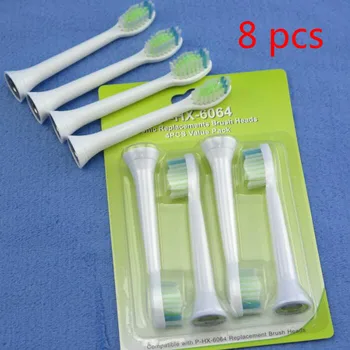 

8 pcs Tooth Brush Heads For Philips Sonicare HX6511 HX9362 HX6013 HX6063 HX3110 HX3212 HX6231 HX6631 HX8911 HX6711 HX6730 HX6930