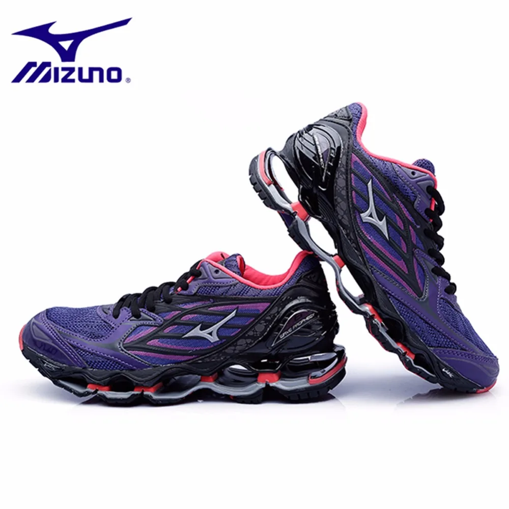 Mizuno Original Wave Prophecy 6 Purple Women Shoes Sneakers Mesh Weightlifting Shoes 4 Color Size 36-41 Woman Running Shoes