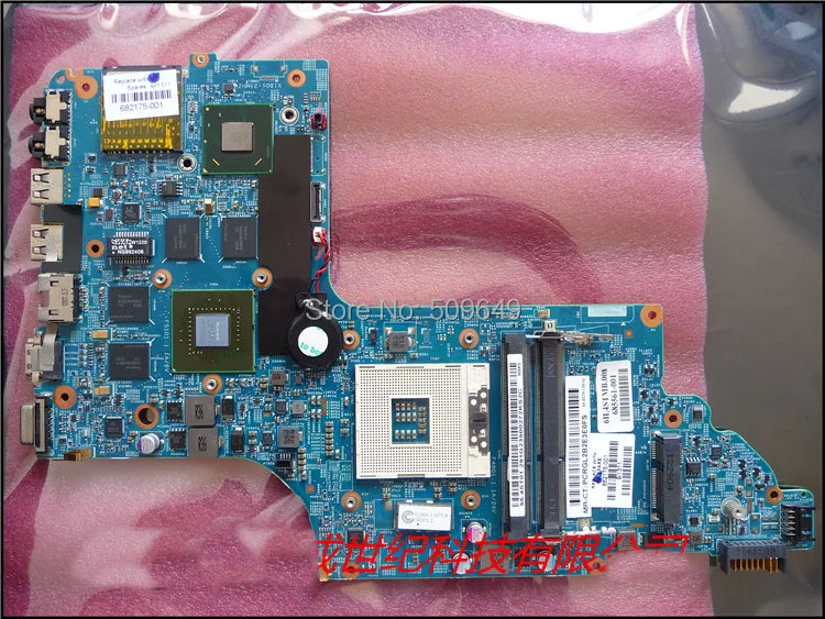 Top quality , For HP laptop mainboard DV6 7000 682175 001 laptop