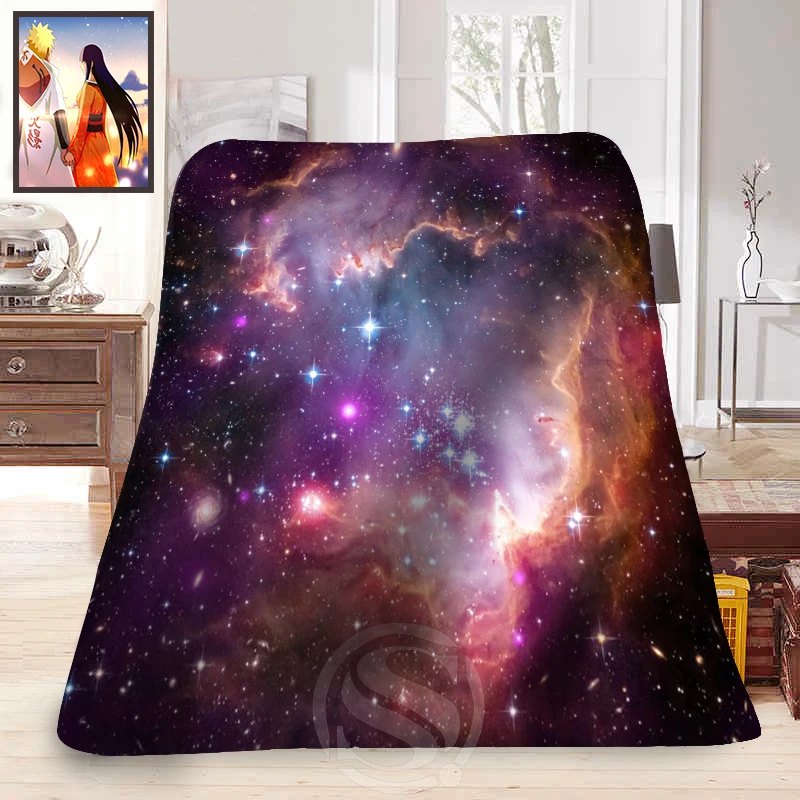 

Fashion Blanket Space Universe Galaxy Nebula Printed Soft Blanket Comfortable Blanket Sofa Blanket