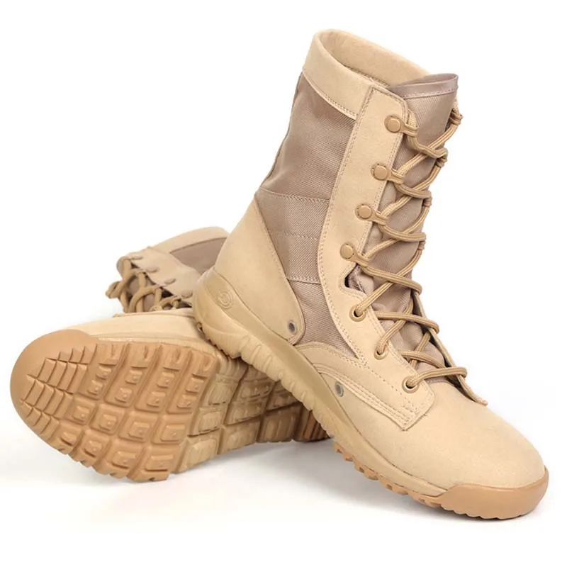 

Masorini Winter Combat Tactical Military Boots Black Sand Camouflage Color Climbing Wearable Boots Breathable WW-085