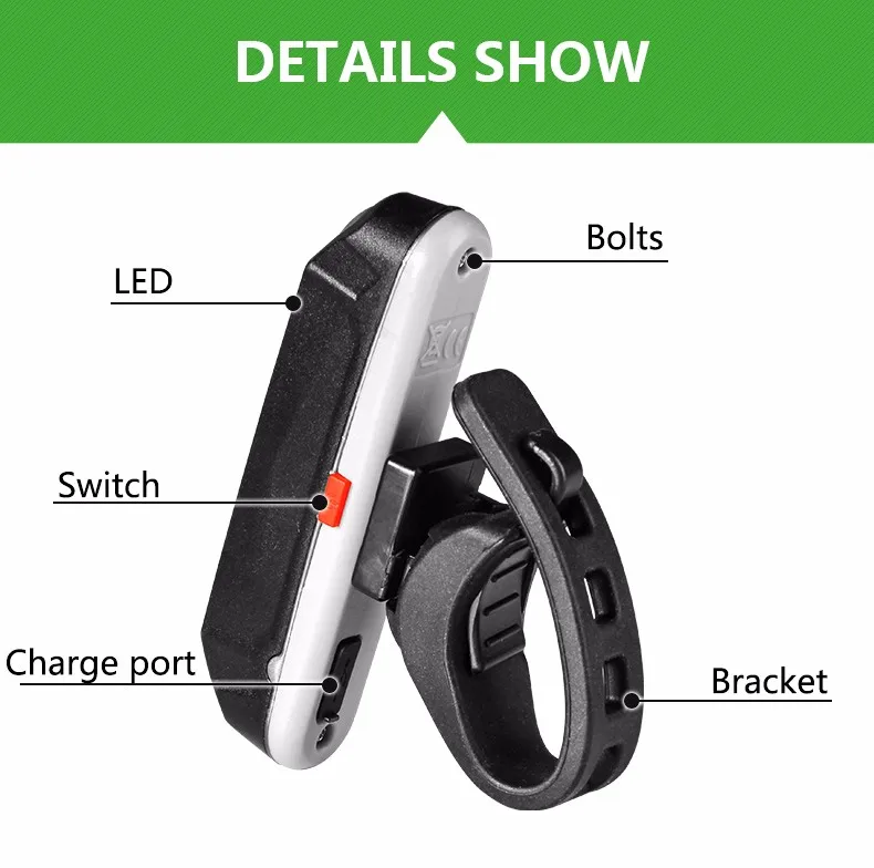 Best Rockbros Cycling Taillight IPX5 Waterproof Bike Rear Tube Light USB Rechargeable Bicycle Warning Lamp Flashlight Tail Light 5 Best Rockbros Cycling Taillight IPX5 Waterproof Bike Rear Tube Light USB Rechargeable Bicycle Warning Lamp Flashlight Tail Light 5