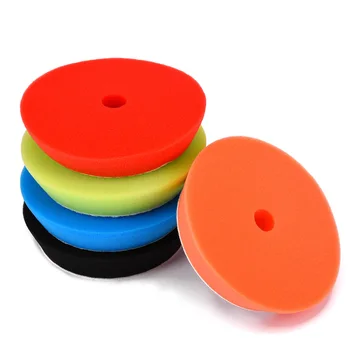 

Polisher Flat Sponge Foam Buffing Pads Sanding Polishing 150mm Kit Auto Compound New Durable
