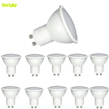 激安 10ピース/ロットcobランプ6ワット調光対応ledスポットライトgu10 Mr16 Gu5.3 Ledランプ電球スポットライト600lmホーム装飾220ボルト